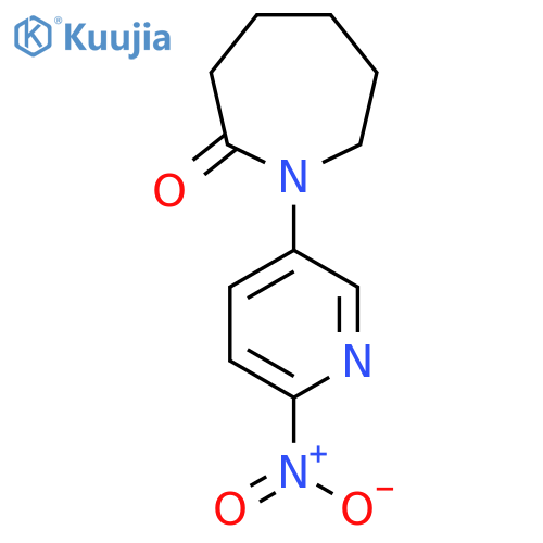 1-(6-Nitropyridin-3-yl)azepan-2-one structure
