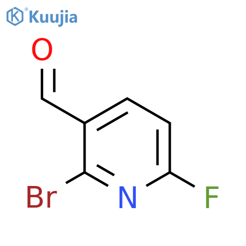2-Bromo-6-fluoronicotinaldehyde structure