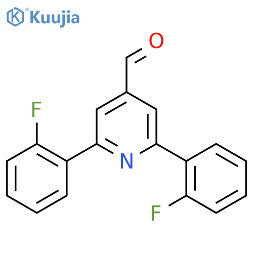 2,6-Bis(2-fluorophenyl)isonicotinaldehyde structure