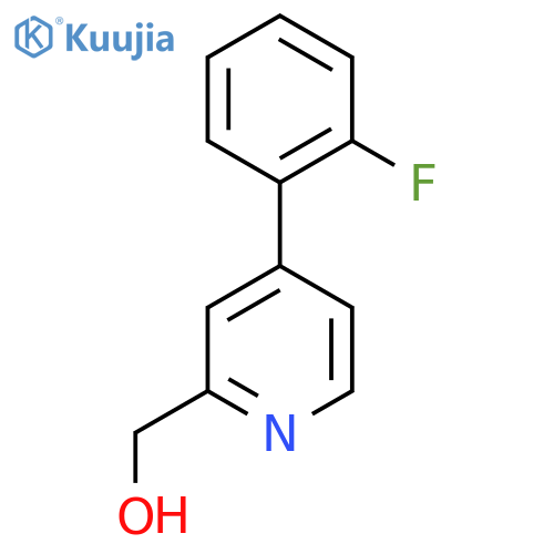 4-(2-Fluorophenyl)pyridine-2-methanol structure