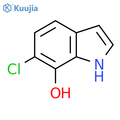 6-CHLORO-7-METHOXYINDOLE structure