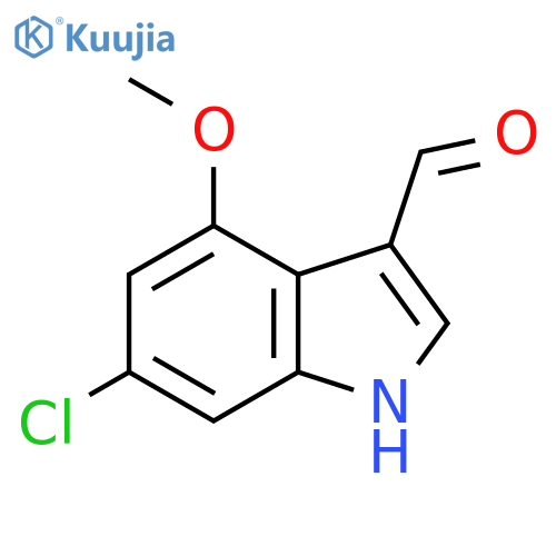 6-Chloro-4-methoxyindole-3-carboxaldehyde structure