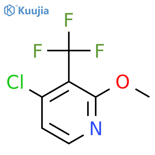 4-Chloro-2-methoxy-3-(trifluoromethyl)pyridine structure