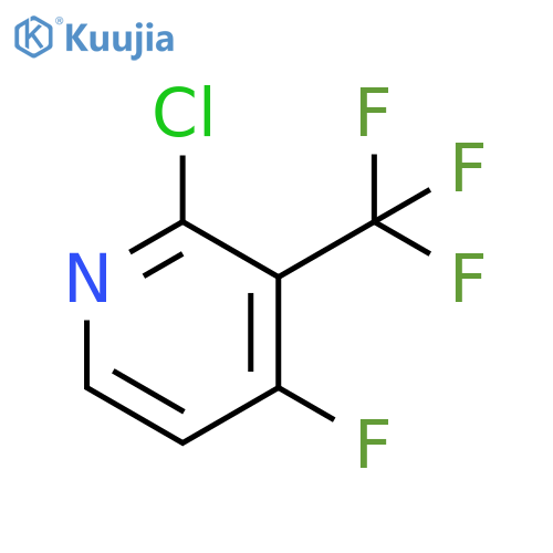 2-Chloro-4-fluoro-3-trifluoromethylpyridine structure