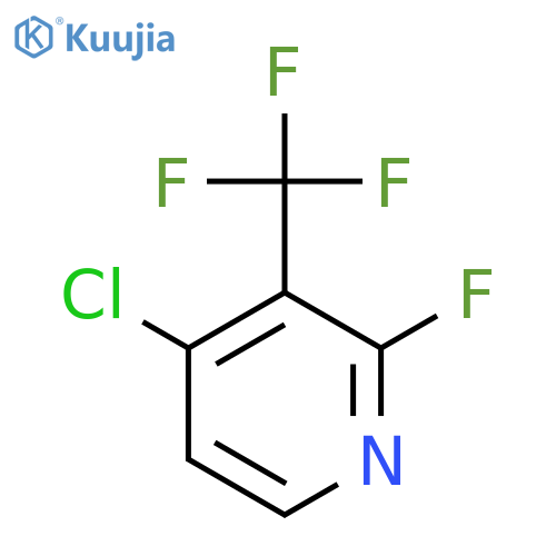 4-Chloro-2-fluoro-3-(trifluoromethyl)pyridine structure