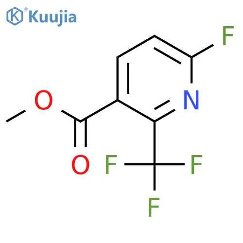 Methyl 6-fluoro-2-(trifluoromethyl)nicotinate structure
