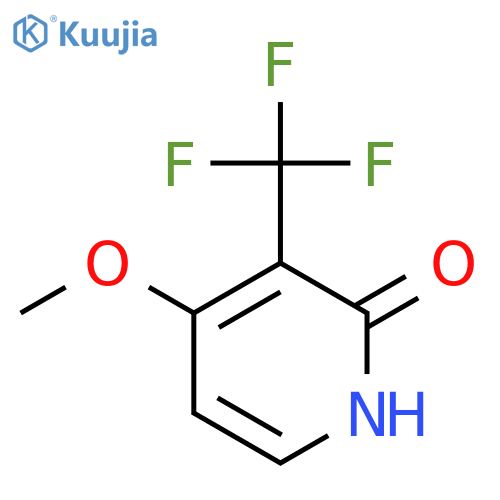 2-Hydroxy-4-methoxy-3-(trifluoromethyl)pyridine structure