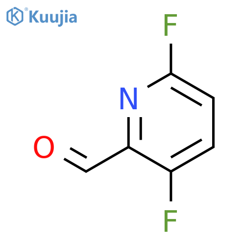 3,6-Difluoro-2-pyridinecarboxaldehyde structure
