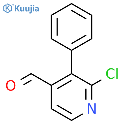 2-Chloro-3-phenylisonicotinaldehyde structure