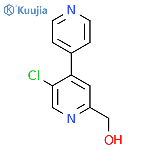 5-Chloro-4-(pyridin-4-yl)pyridine-2-methanol structure