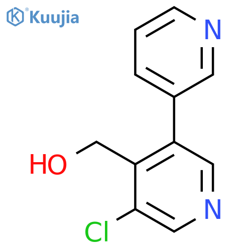 3-Chloro-5-(pyridin-3-yl)pyridine-4-methanol structure