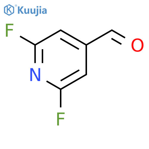 2,6-difluoropyridine-4-carbaldehyde structure