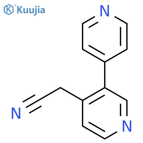 3-(Pyridin-4-yl)pyridine-4-acetonitrile structure