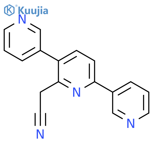 3,6-Di(pyridin-3-yl)pyridine-2-acetonitrile structure