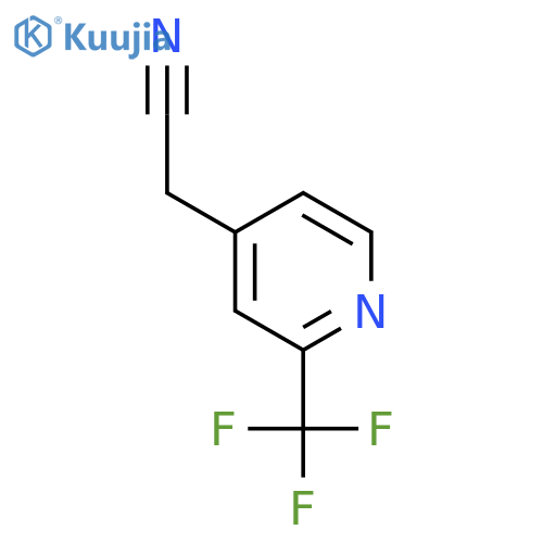 2-(Trifluoromethyl)pyridine-4-acetonitrile structure