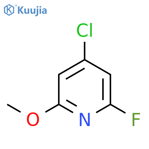 4-Chloro-2-fluoro-6-methoxypyridine structure
