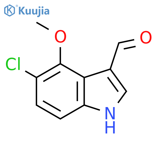 5-Chloro-4-methoxyindole-3-carboxaldehyde structure