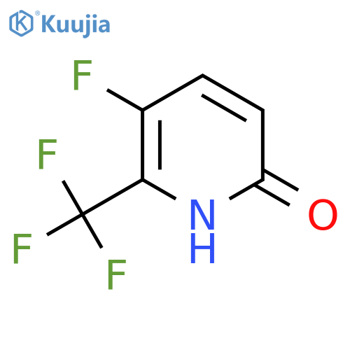 3-Fluoro-6-hydroxy-2-(trifluoromethyl)pyridine structure