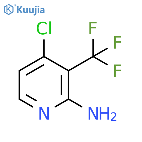 4-chloro-3-(trifluoromethyl)pyridin-2-amine structure