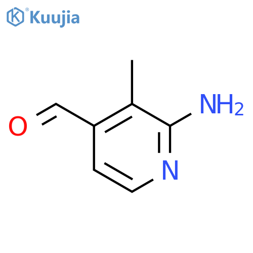 2-Amino-3-methylpyridine-4-carbaldehyde structure