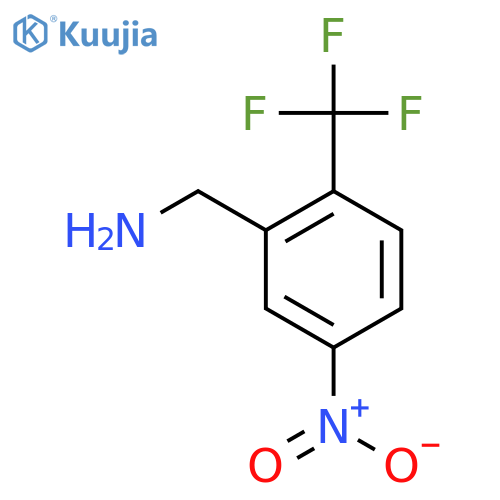 5-Nitro-2-(trifluoromethyl)benzylamine structure