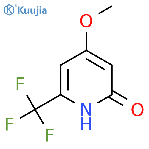 2-Hydroxy-4-methoxy-6-(trifluoromethyl)pyridine structure