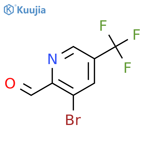 3-Bromo-5-(trifluoromethyl)picolinaldehyde structure