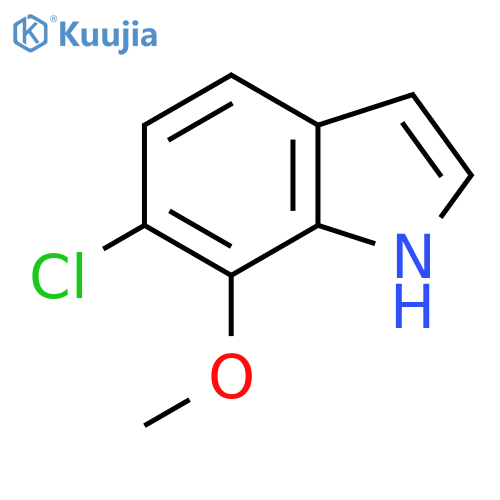 6-Chloro-7-methoxy-1h-indole structure
