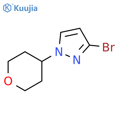 3-bromo-1-(oxan-4-yl)-1H-pyrazole structure