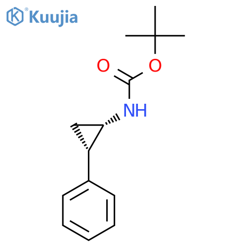 Tert-butyl ((1S,2S)-2-phenylcyclopropyl)carbamate structure