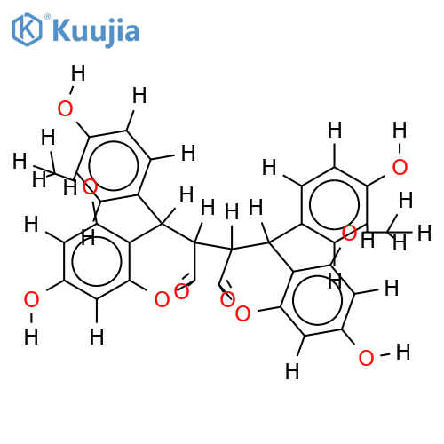 (3R,4S,3''R,4''S)-5,5''-di-O-methyldiphysin structure