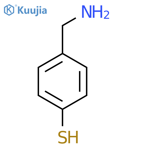 4-(aminomethyl)benzene-1-thiol structure