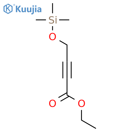 ethyl 4-(trimethylsilyloxy)-2-butynoate structure