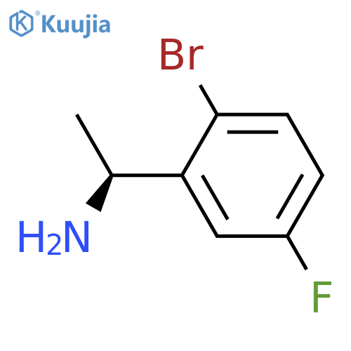 (1S)-1-(2-bromo-5-fluorophenyl)ethan-1-amine structure