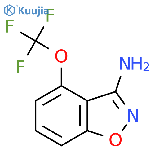 4-(Trifluoromethoxy)benzo[d]isoxazol-3-amine structure