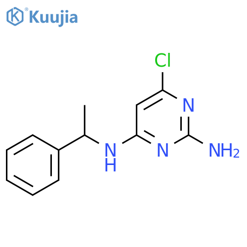 6-Chloro-N4-(1-phenylethyl)pyrimidine-2,4-diamine structure