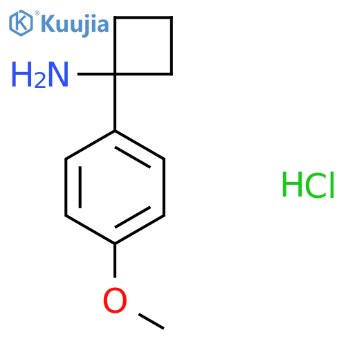 1-(4-Methoxyphenyl)cyclobutanamine Hydrochloride structure