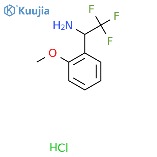 2,2,2-trifluoro-1-(2-methoxyphenyl)ethanamine structure