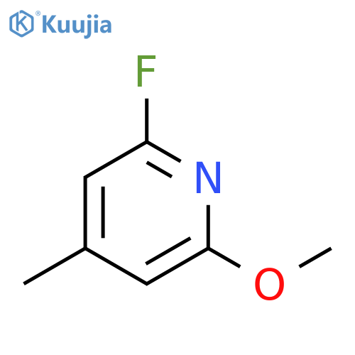 2-Fluoro-6-methoxy-4-methylpyridine structure