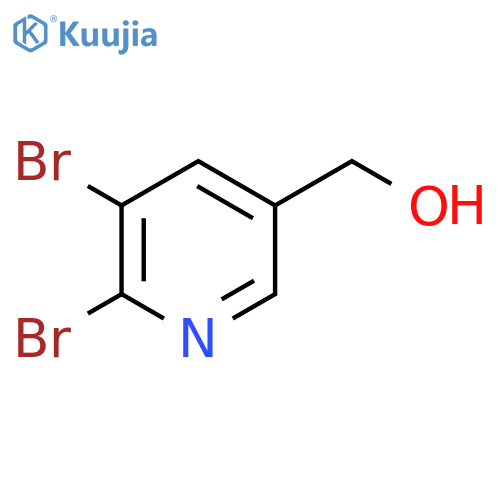 5,6-Dibromopyridine-3-methanol structure