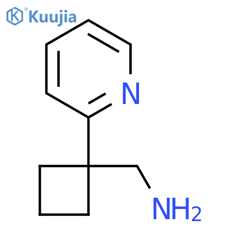 1-[1-(pyridin-2-yl)cyclobutyl]methanamine structure