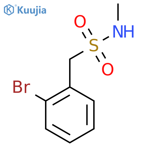 1-(2-bromophenyl)-N-methylmethanesulfonamide structure