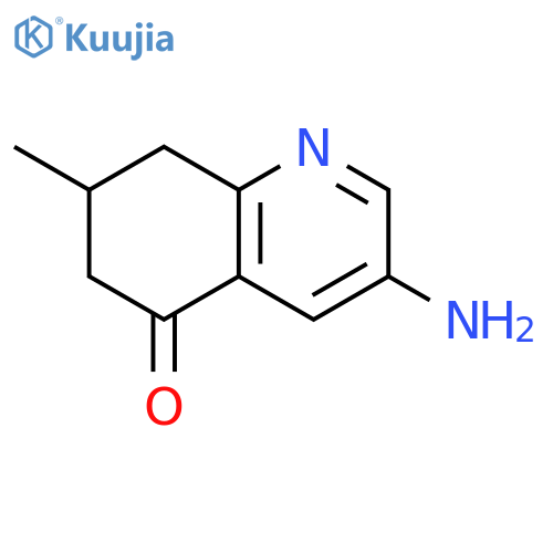 3-amino-7,8-dihydro-7-methyl-5(6H)-Quinolinone structure