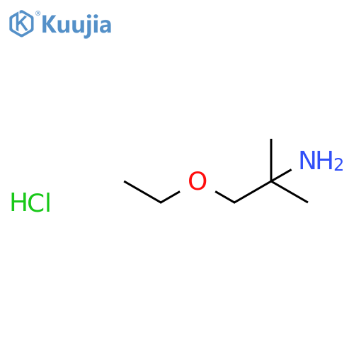 (2-Ethoxy-1,1-dimethylethyl)amine hydrochloride structure