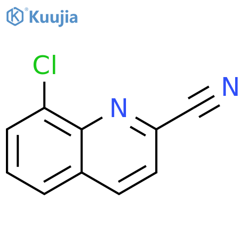8-Chloroquinoline-2-carbonitrile structure