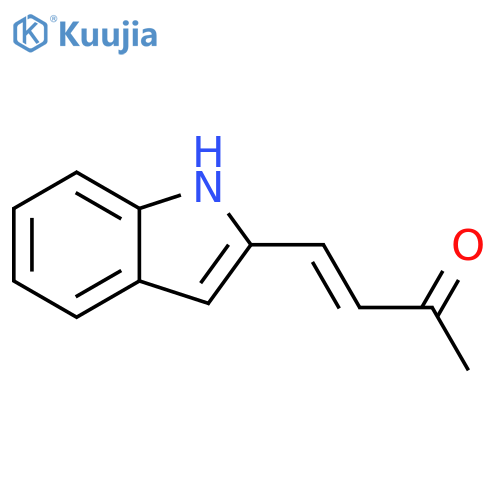 4-(1H-indol-2-yl)but-3-en-2-one structure