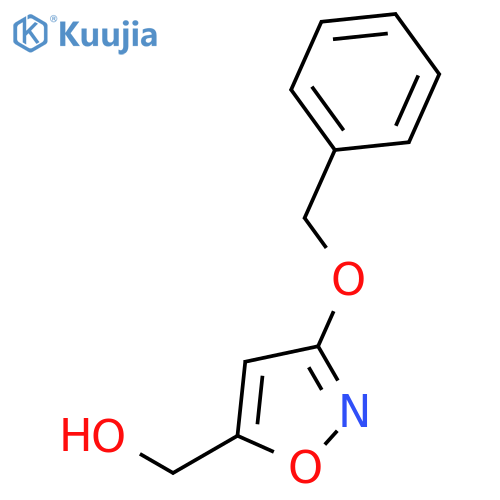 [3-(benzyloxy)isoxazol-5-yl]methanol structure
