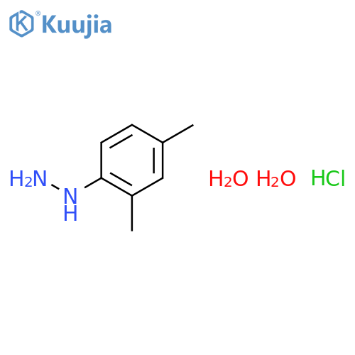 (2,4-Dimethylphenyl)hydrazine hydrochloride dihydrate structure