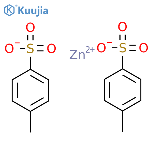 Zinc p-toluenesulfonate hydrate structure