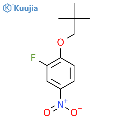 2-Fluoro-1-(neopentyloxy)-4-nitrobenzene structure